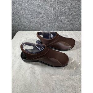 Flexus womens size 8.5 anatomic strappy sandels brown